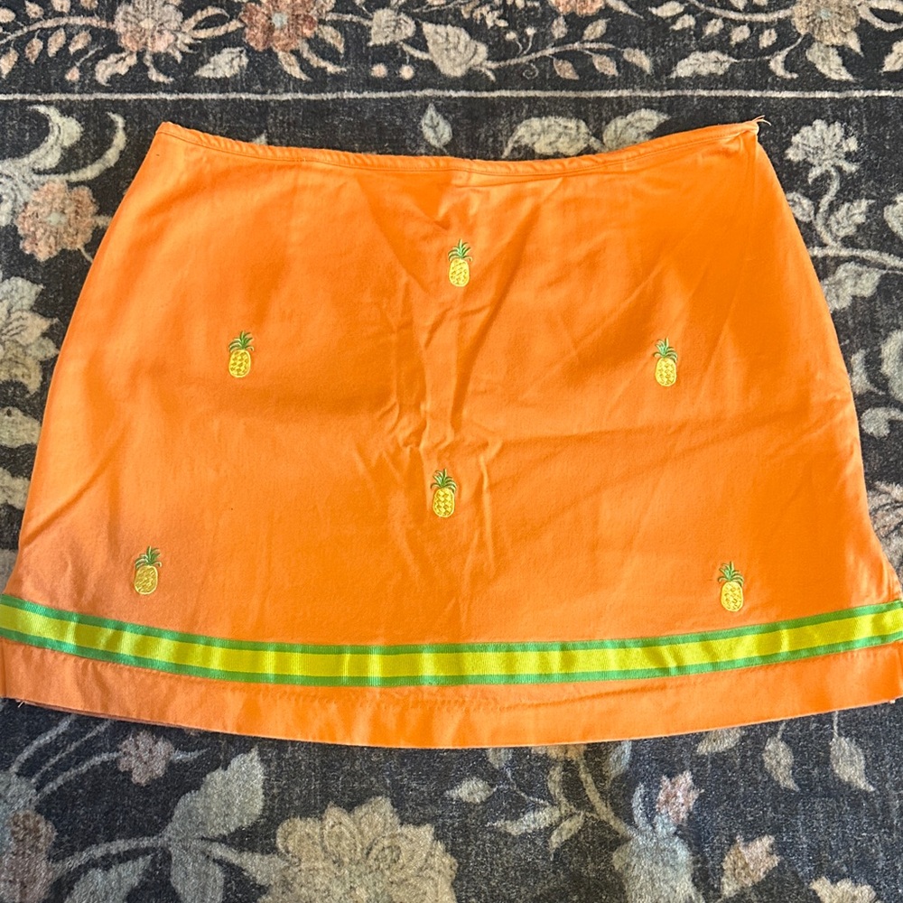 Bamboo Traders Pineapple Mini Skort